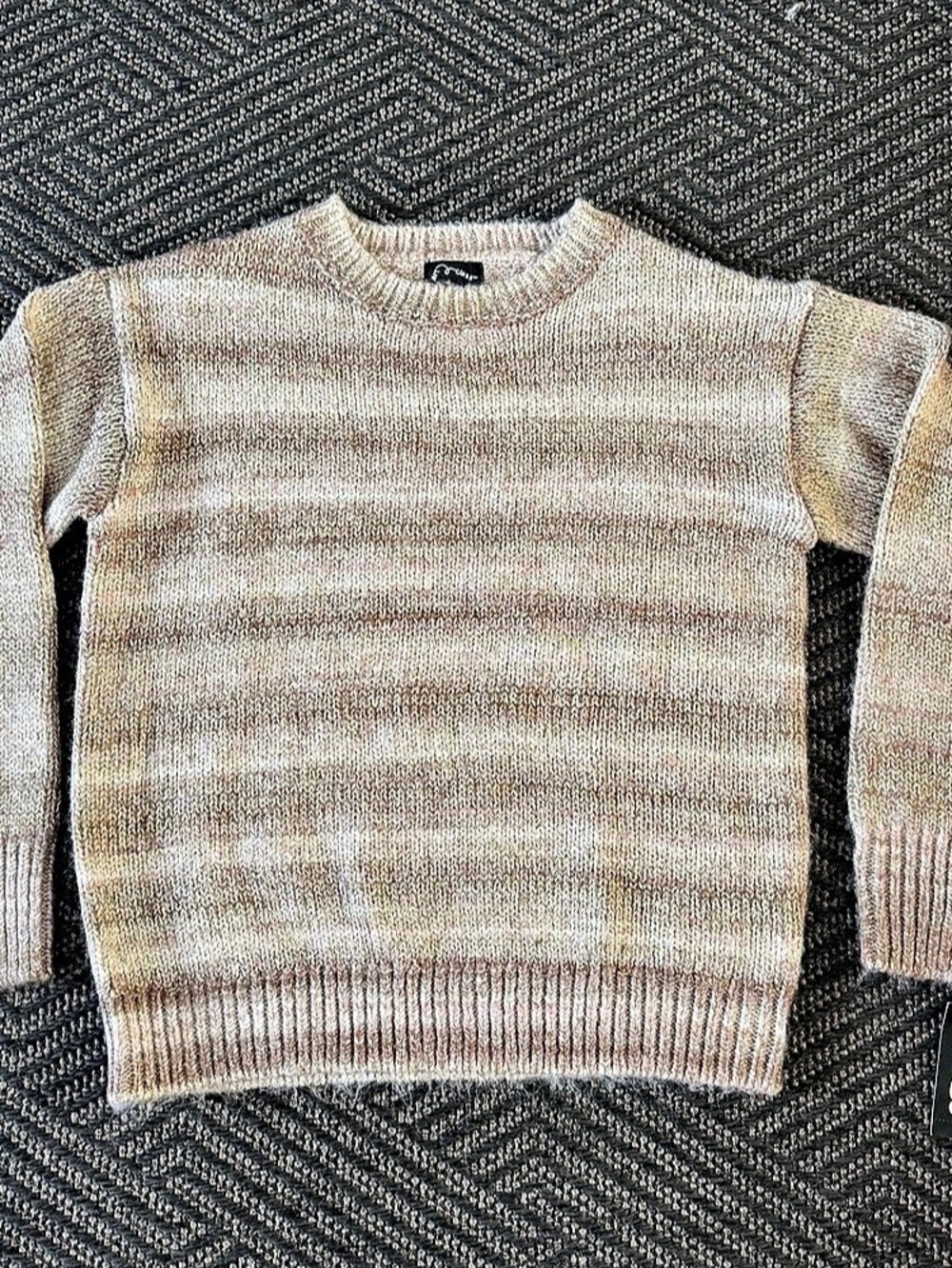 Art Class Girls L 10/12 Metallic Shimmer Knit Sweater NWT